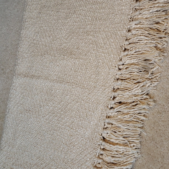 Pottery Barn Bedding Pottery Barn Textured Fringe Throw Poshmark